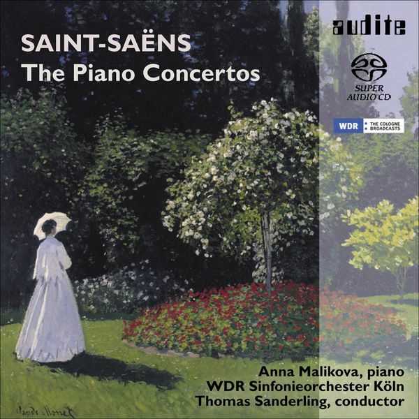 Malikova, Sanderling: Saint-Saëns - The Piano Concertos (FLAC)
