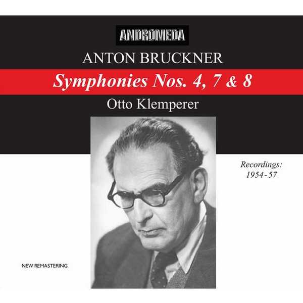 Otto Klemperer: Bruckner - Symphonies no.4, 7 & 8 (FLAC)