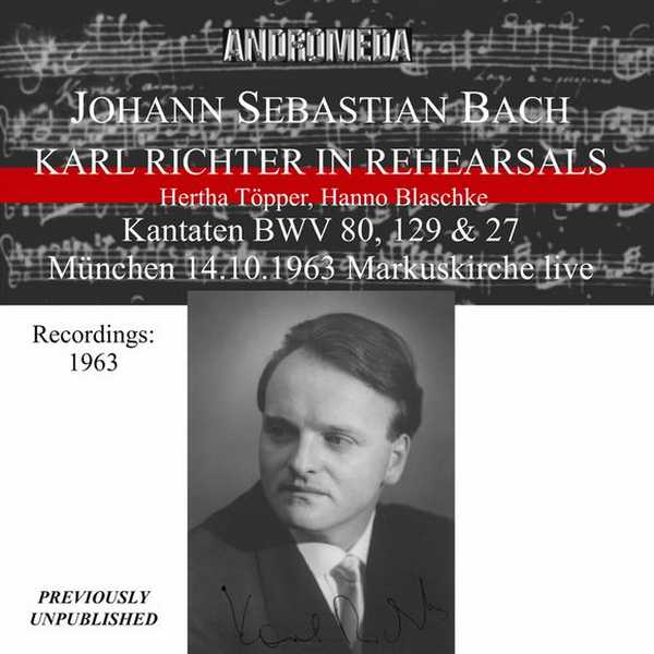 Karl Richter: Bach - Cantatas BWVV 80, 129 & 27 (FLAC)
