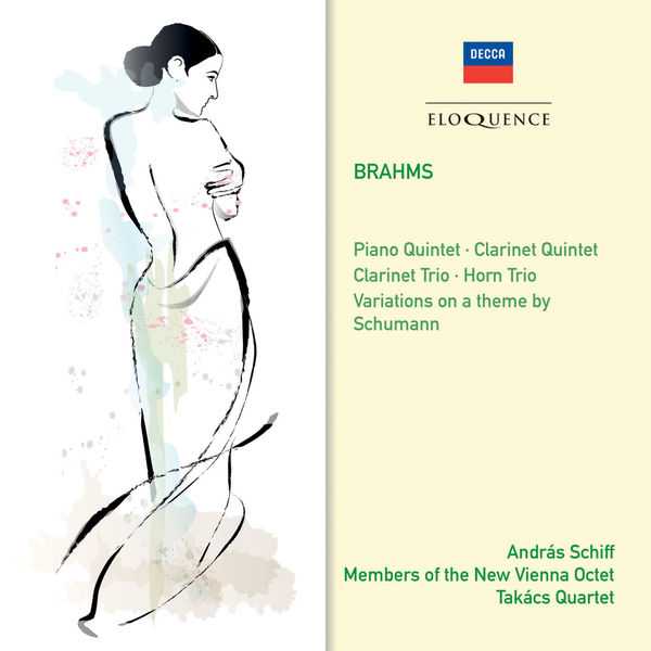 András Schiff, New Vienna Octet, Takács Quartet: Brahms - Piano Quintet; Clarinet Quintet; Clarinet Trio; Horn Trio; Variations on a theme of Schumann (FLAC)