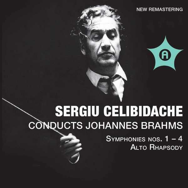 Sergiu Celibidache conducts Johannes Brahms Symphonies no.1-4, Alto Rhapsody (FLAC)