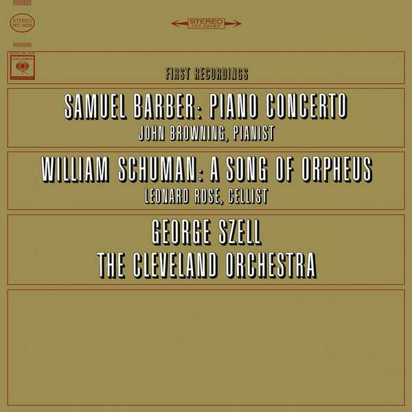 Szell: Barber - Piano Concerto; Schuman - A Song of Orpheus (24/192 FLAC)