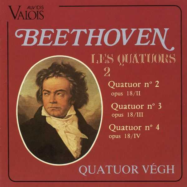 Végh Quartet: Beethoven - Les Quatuors vol.2 (FLAC)