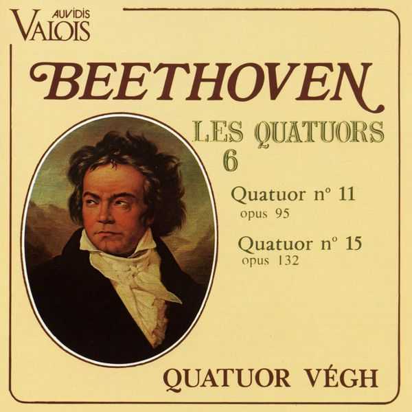 Végh Quartet: Beethoven - Les Quatuors vol.6 (FLAC)