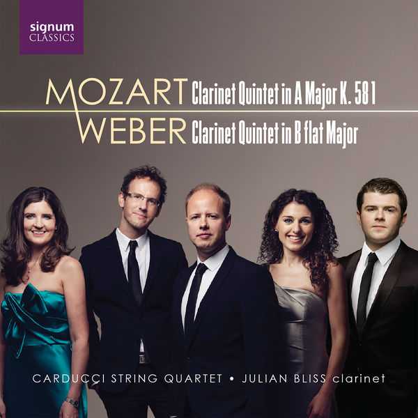 Julian Bliss, Carducci String Quartet: Mozart, Weber - Clarinet Quintets (24/96 FLAC)