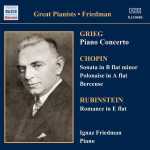 Great Pianists: Friedman: Grieg - Piano Concerto; Chopin - Sonata, Polonaise, Berceuse; Rubinstein - Romance (FLAC)