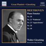 Great Pianists: Gieseking: Bach - Piano Sonatas no.20, 21, 23, 28 & 30 (FLAC)