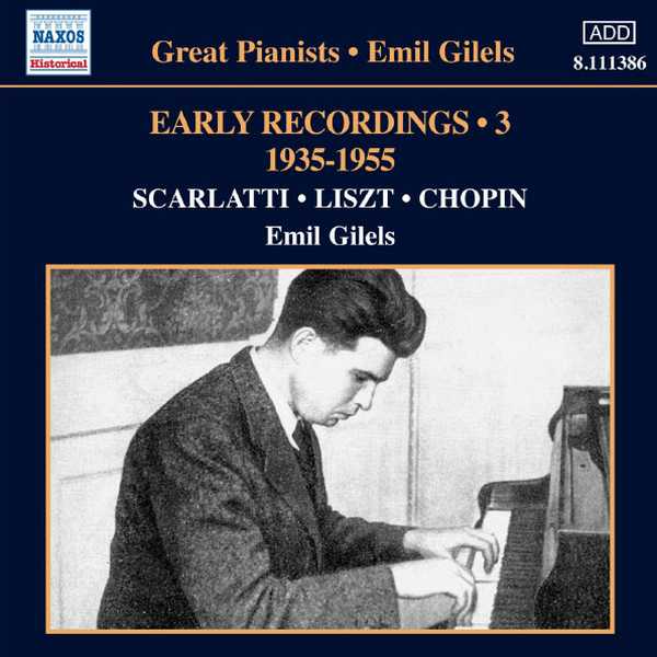 Great Pianists: Emil Gilels - Early Recordings vol.3 (FLAC)