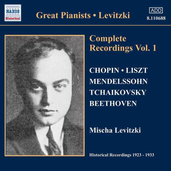 Great Pianists: Levitzki - Complete Recordings vol.1 (FLAC)