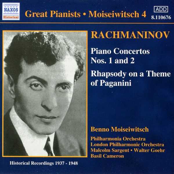 Great Pianists: Moiseiwitsch vol.4 (FLAC)