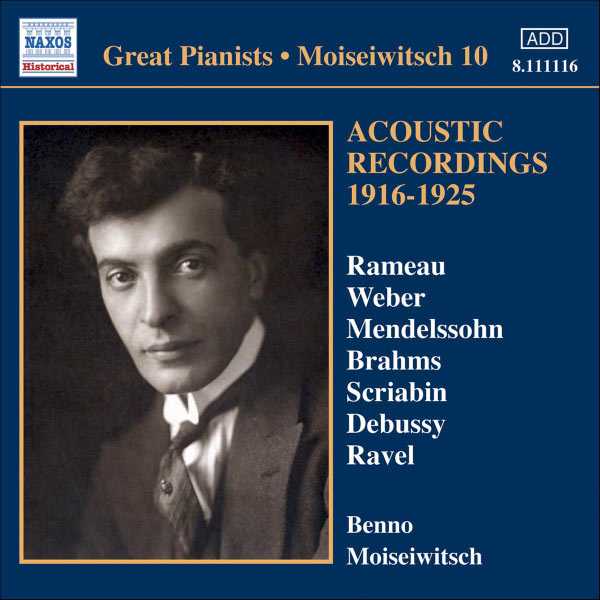 Great Pianists: Moiseiwitsch vol.10 (FLAC)