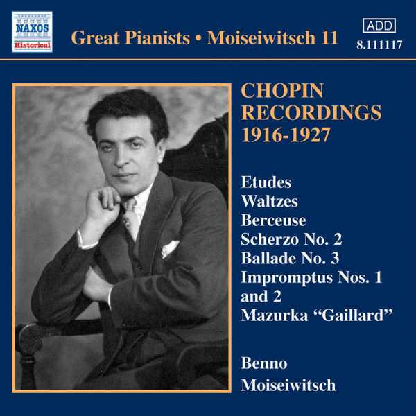 Great Pianists: Moiseiwitsch vol.11 (FLAC)