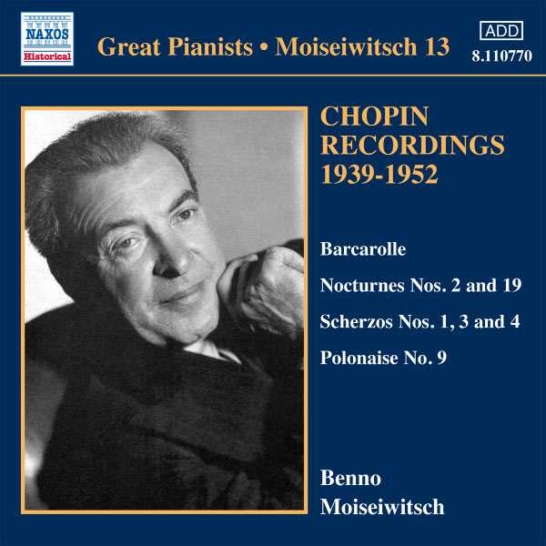 Great Pianists: Moiseiwitsch vol.13 (FLAC)