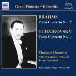 Great Pianists: Horowitz: Brahms - Piano Concerto no.2; Tchaikovsky - Piano Concerto no.1 (FLAC)