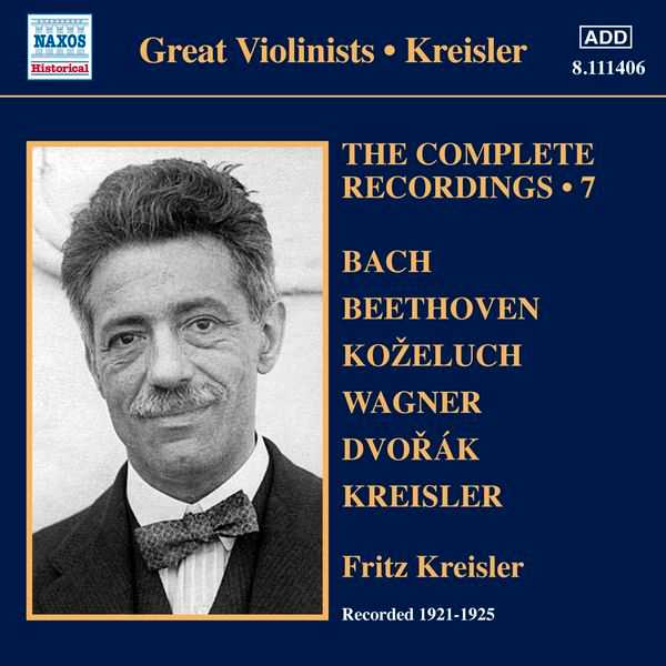 Great Violinists: Kreisler - The Complete Recordings vol.7 (FLAC)