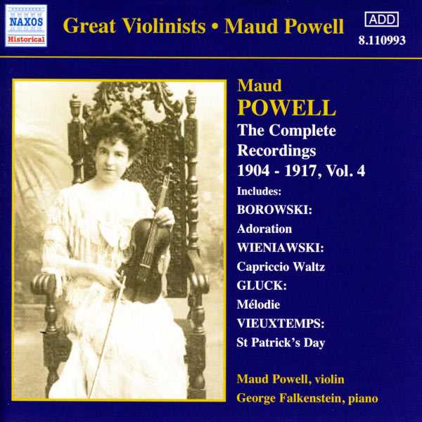 Great Violinists: Maud Powell - The Complete Recordings 1904-1917 vol.4 (FLAC)