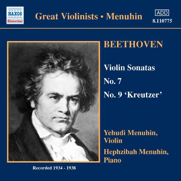 Great Violinists: Menuhin: Beethoven - Violin Sonatas no.7 & 9; Beethoven, Schubert - Rondos (FLAC)