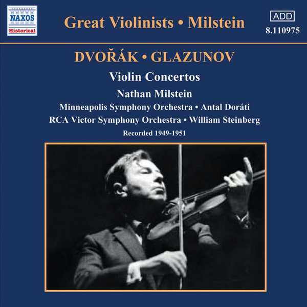 Great Violinists: Milstein: Dvořák, Glazunov - Violin Sonatas (FLAC)
