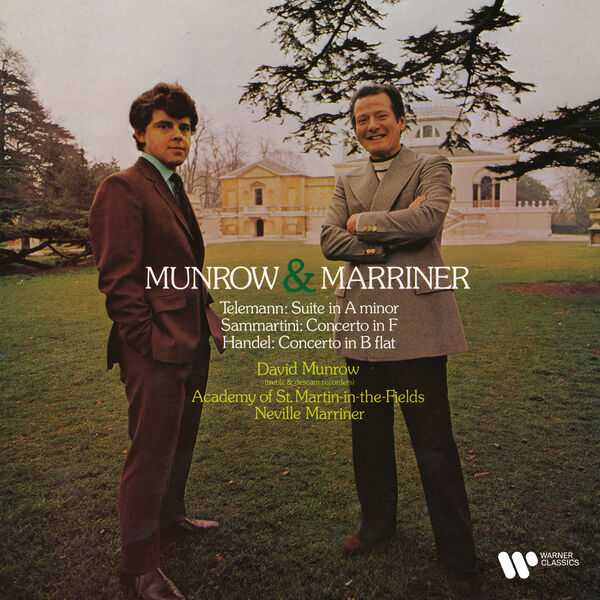 Munrow, Marriner: Telemann - Suite in A Minor; Sammartini -Concerto in F; Handel - Concerto in B flat (24/192 FLAC)
