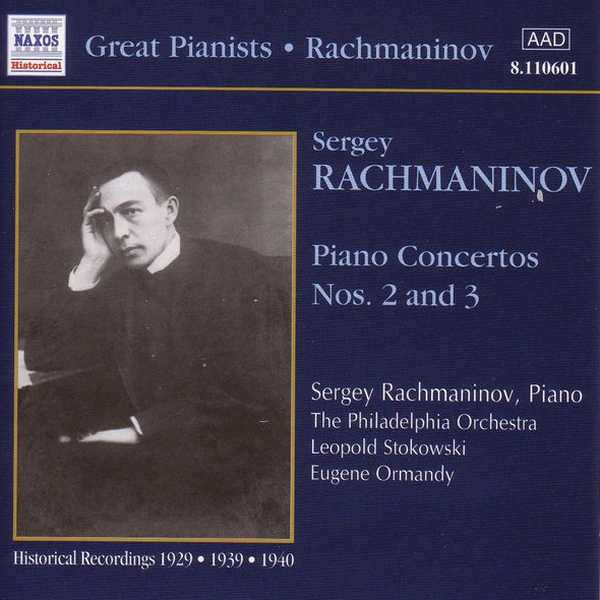 Great Pianists: Rachmaninov - Piano Concertos no.2 & 3 (FLAC)