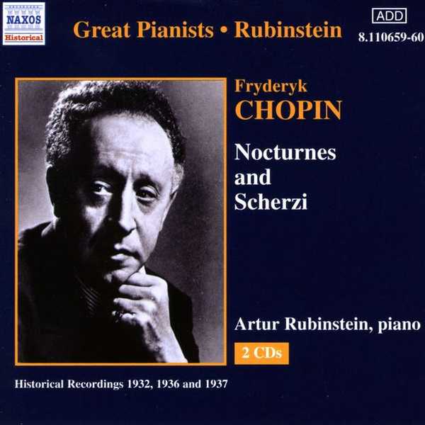 Great Pianists: Rubinstein: Chopin - Nocturnes and Scherzi (FLAC)