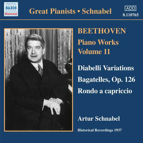 Great Pianists: Schnabel: Beethoven - Piano Works vol.11 (FLAC)