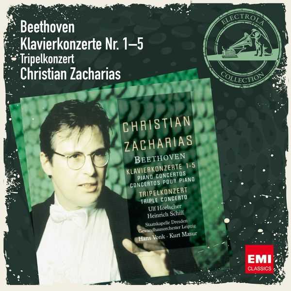 Christian Zacharias: Beethoven - Klavierkonzerte no.1-5, Tripelkonzert (FLAC)