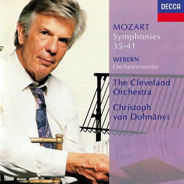 Dohnányi: Mozart - Symphonies no.35, 36, 38-41; Webern - Orchestral Works (FLAC)