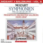 Graf: Mozart - Symphonien no.23, 24, 25, 26 & 50 (FLAC)
