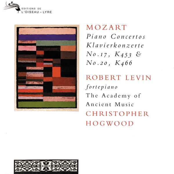 Hogwood: Mozart - Piano Concertos K453 & K466 (FLAC)