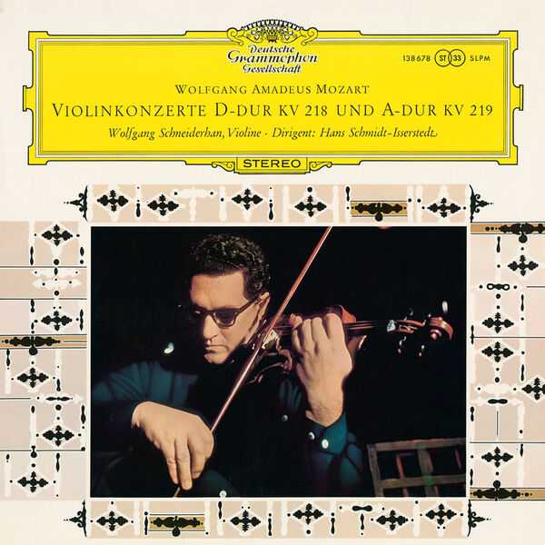 Schneiderhan, Schmidt-Isserstedt: Mozart - Violin Concerto no.4, Violin Concerto no.5 (24/48 FLAC)