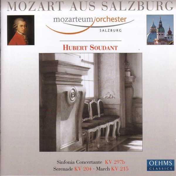 Soudant: Mozart - Sinfonia Concertante KV.297b, Serenade KV.204, March KV.215 (FLAC)