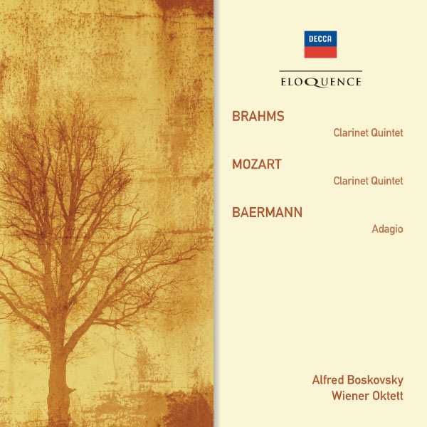 Alfred Boskovsky, Vienna Octet: Brahms - Clarinet Quintet; Mozart - Clarinet Quintet; Baermann - Adagio (FLAC)