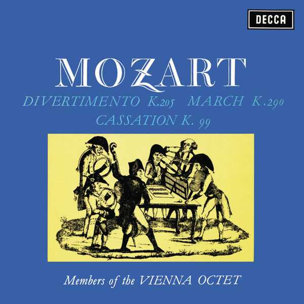 Vienna Octet: Mozart - Divertimento K.205, March K.290, Cassation K.99 (24/48 FLAC)