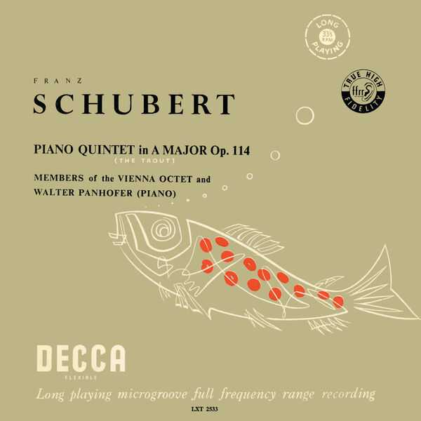 Walter Panhofer, Vienna Octet: Schubert - Piano Quintet D.667 "Trout"; Spohr - Nonet op.31 (24/48 FLAC)