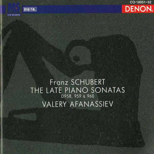 Valery Afanassiev: Schubert - The Late Piano Sonatas (FLAC)