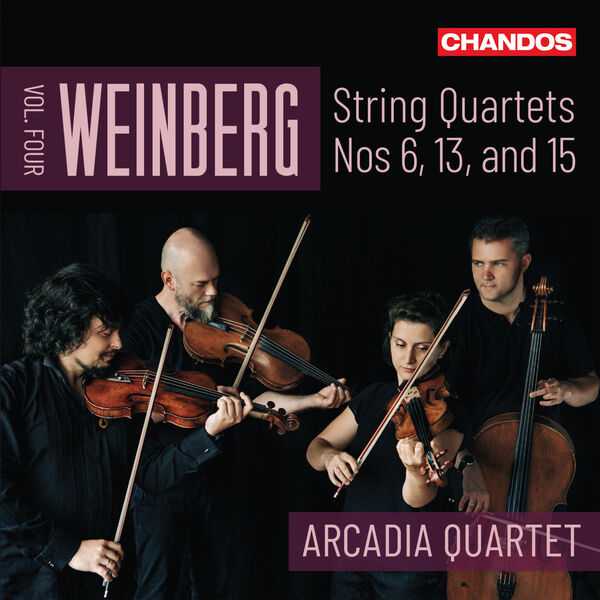 Arcadia Quartet: Weinberg - String Quartets vol.4 (24/96 FLAC)