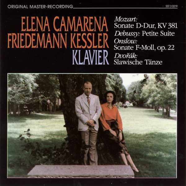 Elena Camarena, Friedemann Kessler: Mozart, Debussy, Onslow, Dvořák - Works for Piano Four-Hands (FLAC)