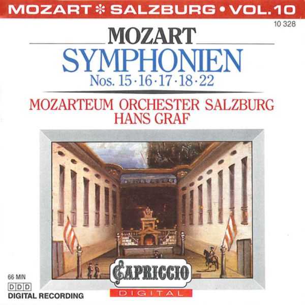 Graf: Mozart - Symphonien no.15, 16, 17, 18 & 22 (FLAC)