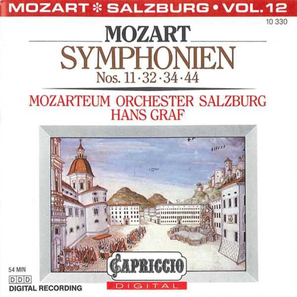 Graf: Mozart - Symphonien no.11, 32, 34, 44 (FLAC)