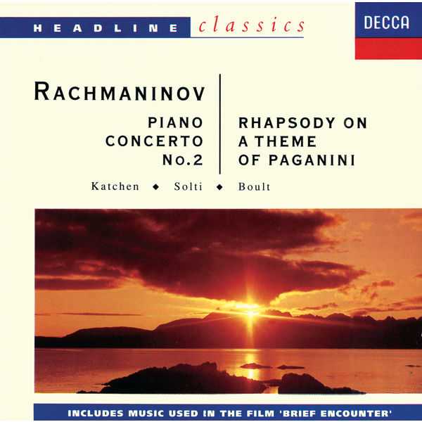 Katchen: Rachmaninov - Piano Concerto no.2, Rhapsody on a Theme of Paganini (FLAC)