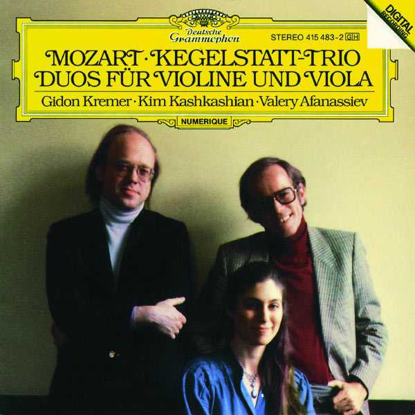 Kremer, Kashkashian, Afanassiev: Mozart - Kegelstatt-Trio, Duos for Violin and Viola (FLAC)