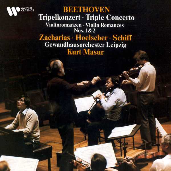 Zacharias, Schiff, Hoelscher, Masur: Beethoven - Triple Concerto, Romances no.1 & 2 (FLAC)