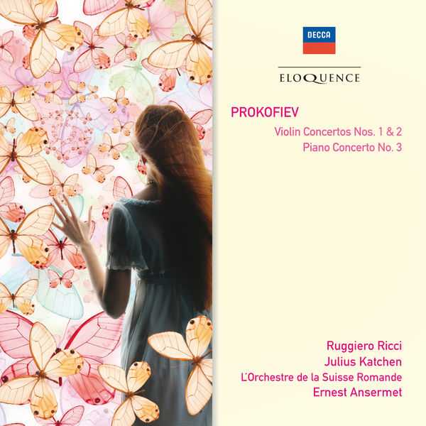 Ricci, Katchen, Ansermet: Prokofiev - Violin Concertos no.1 & 2, Piano Concerto no.3 (FLAC)