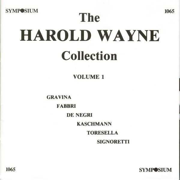 The Harold Wayne Collection vol.1 (FLAC)