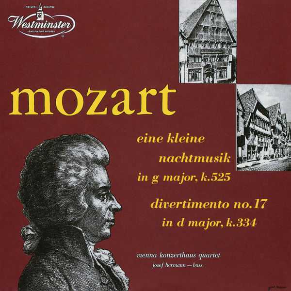 Vienna Konzerthaus Quartet, Joseph Hermann: Mozart - Eine Kleine Nachtmusik, Divertimento no.17 (24/96 FLAC)