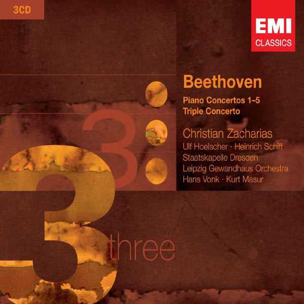 Zacharias: Beethoven - Piano Concertos 1-5, Triple Concerto (FLAC)