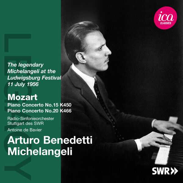 Benedetti Michelangeli: Mozart - Piano Concertos no.15 & 20 (FLAC)