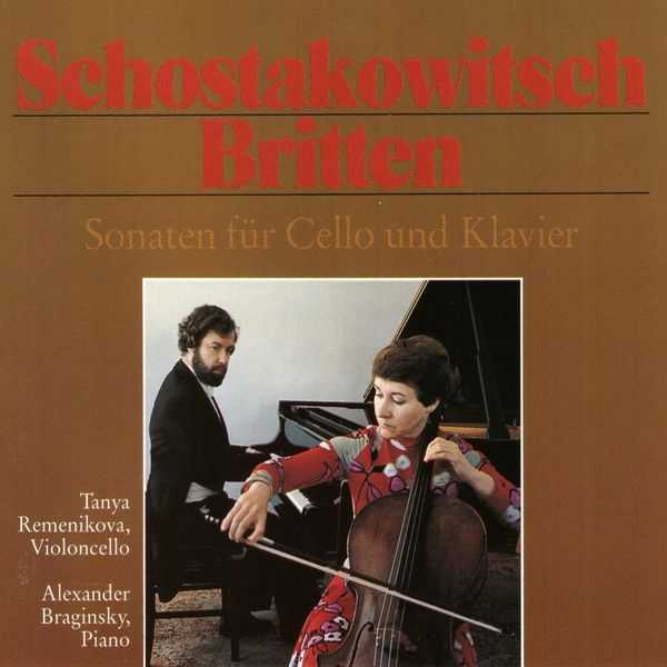 Tanya Remenikova, Alexander Braginsky: Shostakovich, Britten - Sonatas for Cello and Piano (FLAC)