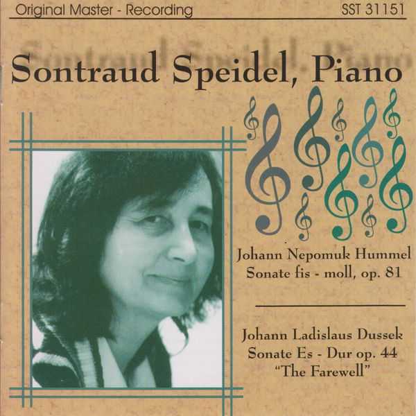 Sontraud Speidel: Hummel & Dussek - Piano Sonatas (FLAC)